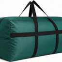 DoYiKe Extra Large Storage Duffle Bag with Zippers and Handles, Big Foldable Duffle Bag for Travel, Size: large - 35"l x 11.8"w x 19"h