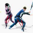 VPX Tennis Swing Trainer Increases Power, Exit Ball Velocity, Shot Accuracy, & Serve Speed, Improves Forehand, Backhand, Slice, & Compression Racket Torque, For Men, Women, Boys, Girls, & Kids (Waist SML (20"-30"))