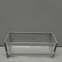 PATIKIL Rectangular Glass Vase 10x4x4 Inch, 1 Pcs Clear Planter Terrarium for Wedding