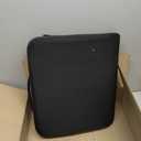 YOUFI Thick Memory Foam & Gel Seat Cushion, 18"X16"X4" Large Chair Cushion for Wheelchair Mobility Scooters, with Non-Slip Bottom and Carry Handle (Black)