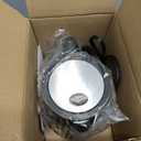 Amazon Basics Electric Kettle with Glass Carafe for Tea and Coffee, BPA-Free, Fast Boiling, Auto Shut-Off, Boil-Dry Protection, Water Level Indicator, 1.7 Liter, 1500W, Black and Silver