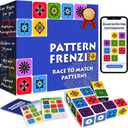 Pattern Matching Board Game for Kids & Adults, Family Night Board Games, Block Puzzle Games for Kids, Ages 3+ to 99 yrs, Play 1 to 5 Players, Unlimited Puzzle Cards, Perfect All Occasion Gift