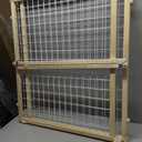 Toddleroo by North States - Extra-Wide Wire Mesh Wooden Baby Gate: Pressure Mounted Baby Gate for Doorways - Adjustable 29.5 to 50 Inches Wide - 31 Inches Tall
