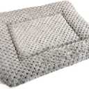 Small Animal Bed Mat, Soft & Warm, Suitable for Guinea Pig, Hamster, Rabbit, Rat and Bearded Dragon (X-Large(13.3''x9.4''), Mesh Grey)