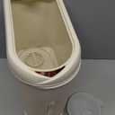 NLLATEI Countertop Rice Dispenser, Cereal Dispenser Storage Container With Measuring Cup For Rice, Beans, Grains, Large Capacity Food Dispenser For Pantry Home Kitchen(Cream, 22Lbs)