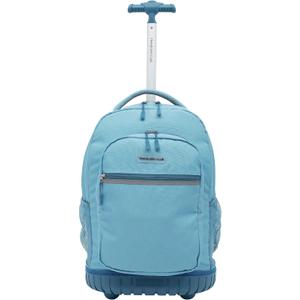 Travelers Club 18" Rolling Backpack with Shoulder Straps, Aqua