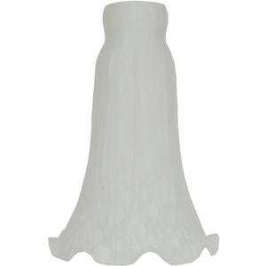 Lily Flower Blown Glass Lampshade, Tiffany Style Tulip Replacement for Table & Floor Lamps - Opening I.D. 1.06 Inch by O.D. 1.57 Inch