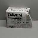 SAS RavenbSafety 66518 6 mil Black Nitrile Disposable Gloves 7 Mil - Large - 10 Pack(10 boxes of 100 each)