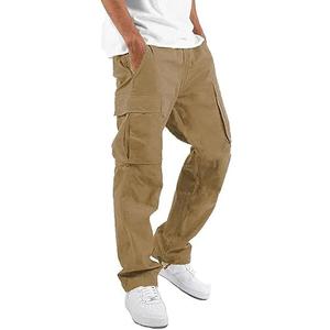 LYRXXX Men's Casual Cargo Pants Hiking Pants Workout Joggers Sweatpants for Men M