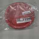 QZYL 50 PCS Paper Plates, Red Heavy Duty Party Plates, Round 9 Inches Disposable Paper Dinner Plates, Everyday Use Plates Set for Daily Meals Wedding Christmas Picnic Supplies