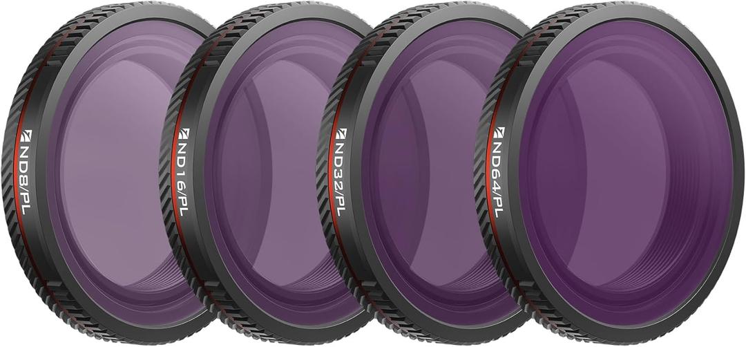 Freewell Bright Day Filter Kit for DJI Osmo Nano  ND8/PL, ND16/PL, ND32/PL & ND64/PL Filters