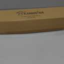 KAMANINA Gold Curtain Rod 32 to 58 Inch(2.6-4.8ft), Adjustable Curtain Rods for Windows 28 to 48 Inch, 3/4 Inch Splicing Drapery Rods with Twisted Cage Finial