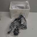 Bedside Wall Mount Light with Outlet and Dimmable Switch, Black Fabric Shade Wall Sconce Light with USB Port and Plug in Cord, Perfect for Bedroom, Living Room and Hotel