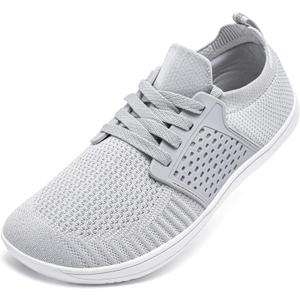 HOBIBEAR Wide Minimalist Barefoot Shoes Mens Womens Walking Sneakers Shoes | Zero Drop Sole | Optimal Relaxation, Size 40