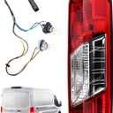 Right Passenger Side Tail Light Assembly, Compatible with Ford Transit 150 250 350 350HD 2015-2025, Replaces CK4Z13404K FO2801242C, Includes Bulbs & Harness (Single Rear Wheel Only)