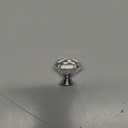 YourGift 12 Pack Drawer Knobs Diamond Shaped Crystal Glass 30mm Cabinet Knobs Pull Handles (Silver)