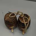 2 Pack Hummingbird Houses for Outside, DY-SKTY Wooden Hummingbird House for Nesting, Hanging Bird Houses for Outdoors with Pole, Unique Garden Gifts Home Decoration