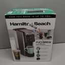 Hamilton Beach FlexBrew Advanced 4-in-1 Single Serve Hot & Iced Coffee Maker with Removable 45 oz. Water Reservoir, Use Pod Packs and Grounds, Fast Brewing, Black (49925)
