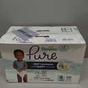Pampers Pure Baby Diapers, Size 4 (22-37 lbs), 108, Up to 100% Leakproof, Premium Hypoallergenic Soft Diapers