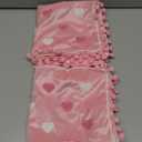 Oudain Valentines Day Throw Pillow Covers 18 x 18 Set of 2 Heart Love Couples Decorations Embroidery Cushion Covers Home Decor for Couch Girlfriend Sofa Bedroom(Pink)