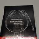 Bluetooth Headset with Microphone, Wireless Headphones with Noise Cancelling Mic, 26hrs talktime, On Ear Headphones with Mic Mute for Mac/Laptop/Zoom/Teams/Call Center/Office/Home Gold