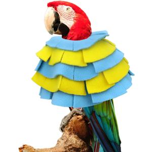 Bird Collar for Macaw Parrots Feather Plucking Parrot Anti Bite Collar Full Body Shield
