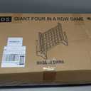 SDADI Jumbo 4 in a Row Game, 4-to-Score Giant Game Set with Adjustable Height (2.5-3.5 FT) for Kids & Adults, Indoor/Outdoor Connect Game with Quick-Release Slider, Perfect for Family and Party Games