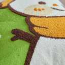 Soft Christmas Tufted Cute throw pillow coverSnowflake Geometric Aesthetic Embroidered pillowcaseStylish Holiday Snowman with Scarf & Hat Cushion Cases for Couch Sofa Bedroom Living Room,1PC