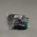 Classic Black Tee with Gold Oriental Graphic, Size S 