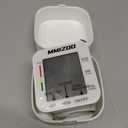 MMIZOO Wrist Blood Pressure Monitor Large LCD Display BP Machine Adjustable Cuff 5.31-7.68 inch Automatic 99x2 Sets Memory with Carrying Case for Home Use (White)