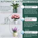 BYDOLL Plant Self-Watering Stakes Automatic Plant Dripper Watering Spikes for Indoor Outdoor Bonsai,Insert Devices for Vacation Garden use,Drip Irrigation System 5 Pack (4.3''x1.3'')