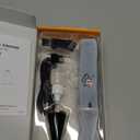 oneisall 2 Speed Cat Clippers with Double Blades, Rechargeable Cordless Small Cat Paw Trimmer, Low Noise for Trimming Dog's Hair Around Paws, Eyes, Ears, Face, Rump (Black)