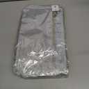 Vercord Expandable Nylon Handbag Purse Organizer Insert Liner Shaper Bag in Bag Beige Grey, Large