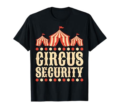 Circus Security - Circus Party Design Security Gifts T-Shirt XL, Black