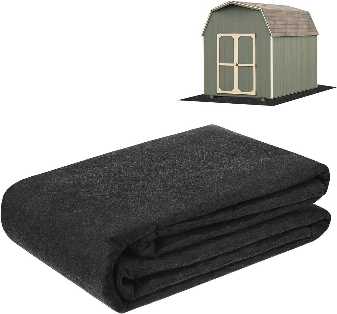 M METERXITY Outdoor Storage Shed Mat, 8x8 ft Shed Flooring Mat, Grey