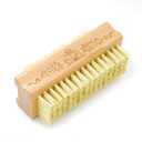 Wooden Fingernail Brush & Nail Scrubber to Clean Under Nails, Hand and Toenail Care Brush (Flower)
