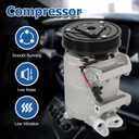 WFLNHB A/C Compressor Replacement for Nissan Rogue 2008-2013 CO11200C