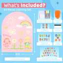 Arch Magnetic Wall Decal for Kids | 39.4'' x 31.5'' | Magnet Wall for Kids | Chalk Board Wall | Peel and Stick Magnetic Chalkboard for Wall | Magnetic Wall Board | Magnetic Play Wall