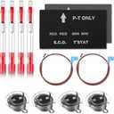 RV Water Heater Thermal Cutoff Kit with ECO Thermostat Assembly, Compatible with Atwood 91447 93866 Models # GCH6-4E GCH6-6E G6A-7E G6A-8E GC6AA-9E GCH10A-2E G610-3E GH610-3E XT Series