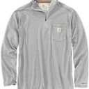 Carhartt Men's 104255 Force® Relaxed Fit Quarter Zip Pocket T-Shirt L