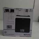 Taylor Digital Scales, 400 LB Capacity, Carbon Fiber Anti-slip Mat, 11.8 x 11.8 Inches, Black