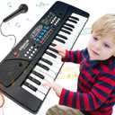 Kids Piano Keyboard, 37 Key Portable Electronic Piano for Kids Ages 3-6, Keyboard with Microphone Musical Toy Birthday Educational Xmas Gift Toys for 3 4 5 6 Year Old Boys Girls