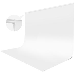 White Backdrop for Photoshoot, 10x10 ft Photo Backdrop Curtain Double-Side for Photography, Polyester Fabric White Background Screen for Photographic Studio Baby Picture Party Prop (Backdrop Only)