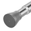 Tension Rods for Windows 28 to 48 Inch Silver Tension Curtain Rod Spring Curtain Rods No Drilling Pressure Tension Rods Adjustable Curtain Rods Expandable Spring Tension Rods for Closet,Doorway