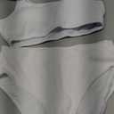 DaiLiWei High Waisted for Women Ribbed 2 Piece Bathing Suit Modest Full Coverage Bikini Sets Sporty Cute Swim Suits for Teens XL