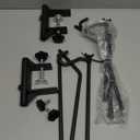 2 Pack Heavy Duty Deck Hook, 31 Inch Extended Adjustable, 360 Rotatable Arm Solid Rod, Solid Steel Deck Hangers for Hanging Bird Feeders, Plants, Planters, Suet Baskets, Lanterns, Wind Chime