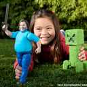 Mattel Minecraft Large-Scale Action Figure, 12-inch Posable Steve Toy Collectible Inspired by A Minecraft Movie