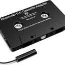 Mersoco Car Audio Bluetooth Wireless Cassette Receiver, Tape Player MP3 Bluetooth 5.0 Cassette Aux Adapter, Hands-Free Calling, Stereo Two-Channel,Black