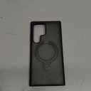 TORRAS 360 Spin Magnetic Stand for Samsung Galaxy S24 Ultra Case [Fit for Magsafe] Military Grade Shockproof Slim Protective S24 Ultra Case with Kickstand & Ring Holder, Ostand 360 Spin, Black