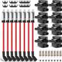 UF271 Ignition Coils Pack & Double Iridium Spark Plugs & 10.2MM Spark Plug Wires for Chevy Avalanche Express Tahoe Silverado Suburban 1500 2500 3500/GMC Savana Sierra Yukon/Hummer H2 OEM# C1208 D581